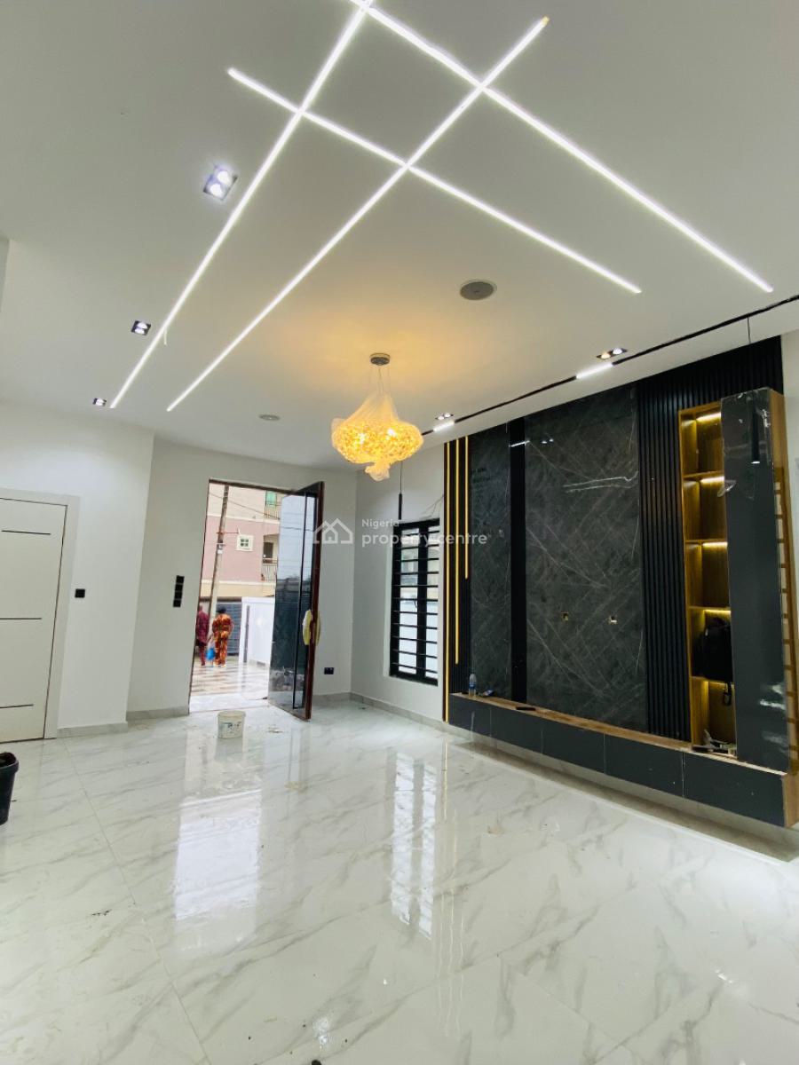 Tastefully 4 Bedroom Fully Detached Duplex with Bq , Solar Panel, Well, Ajah, Ajah, Lagos, Detached Duplex for Sale