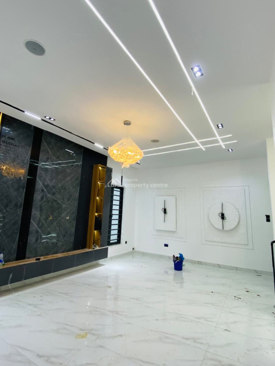 Tastefully 4 Bedroom Fully Detached Duplex with Bq , Solar Panel, Well, Ajah, Ajah, Lagos, Detached Duplex for Sale