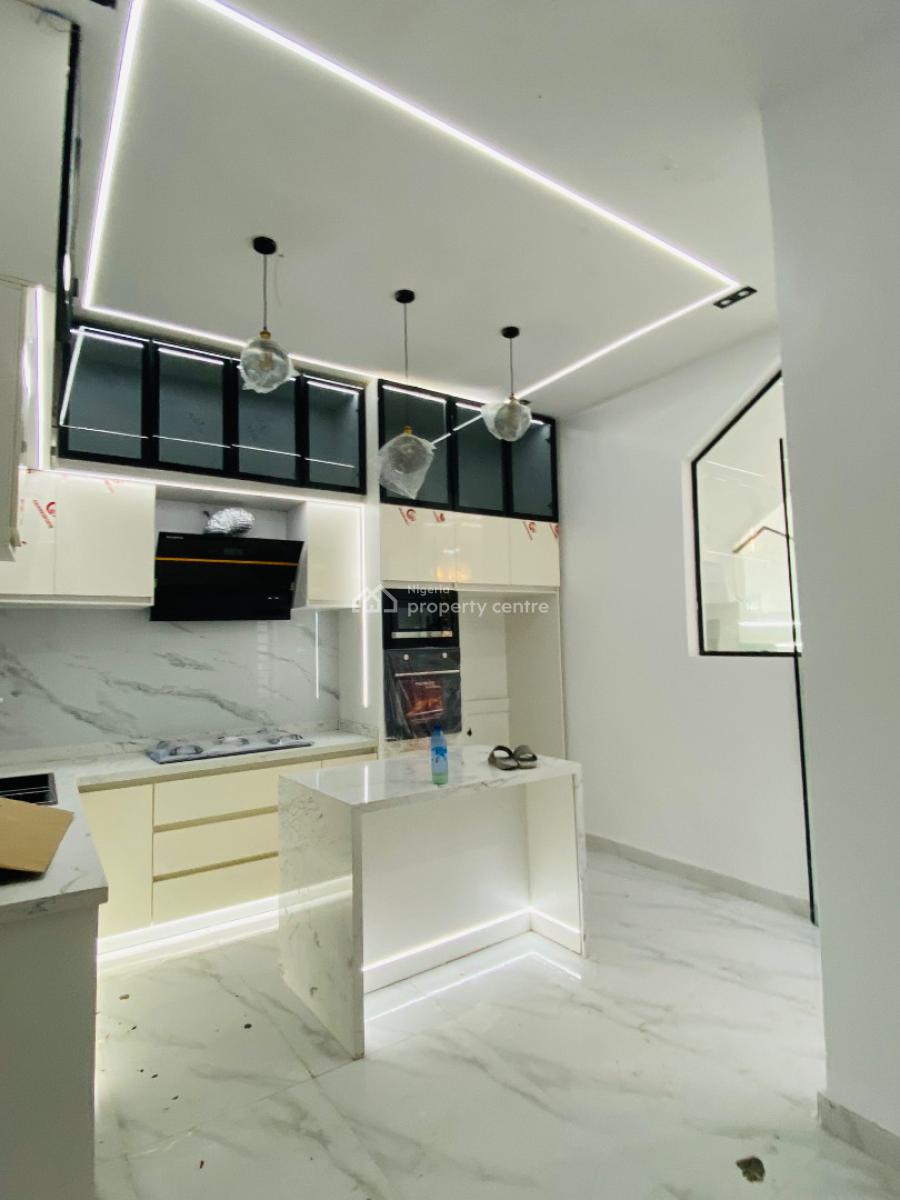 Tastefully 4 Bedroom Fully Detached Duplex with Bq , Solar Panel, Well, Ajah, Ajah, Lagos, Detached Duplex for Sale