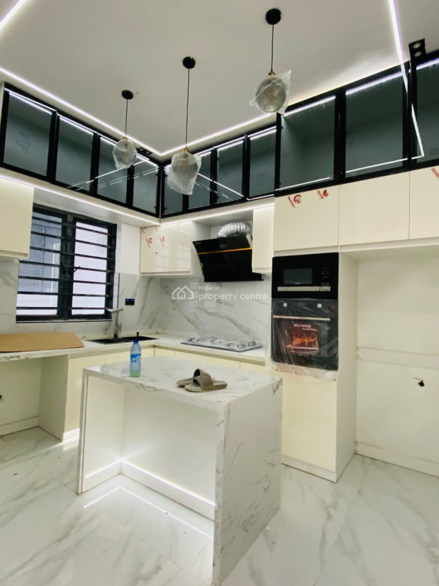 Tastefully 4 Bedroom Fully Detached Duplex with Bq , Solar Panel, Well, Ajah, Ajah, Lagos, Detached Duplex for Sale