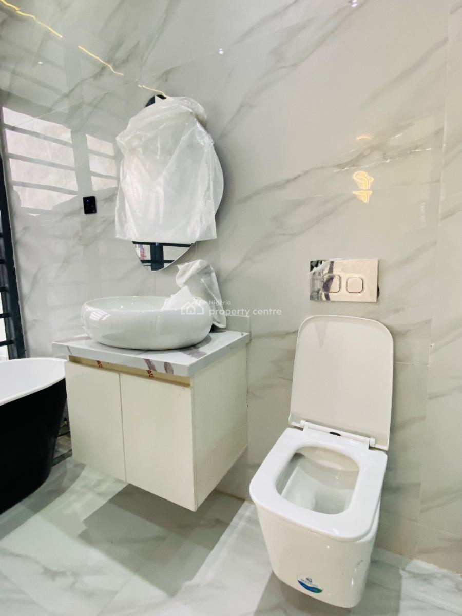 Tastefully 4 Bedroom Fully Detached Duplex with Bq , Solar Panel, Well, Ajah, Ajah, Lagos, Detached Duplex for Sale