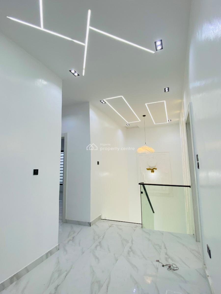 Tastefully 4 Bedroom Fully Detached Duplex with Bq , Solar Panel, Well, Ajah, Ajah, Lagos, Detached Duplex for Sale