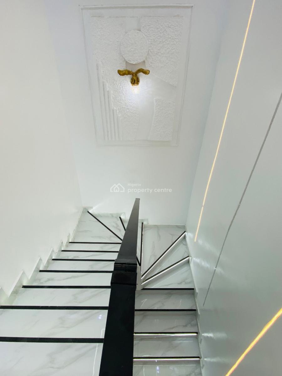 Tastefully 4 Bedroom Fully Detached Duplex with Bq , Solar Panel, Well, Ajah, Ajah, Lagos, Detached Duplex for Sale