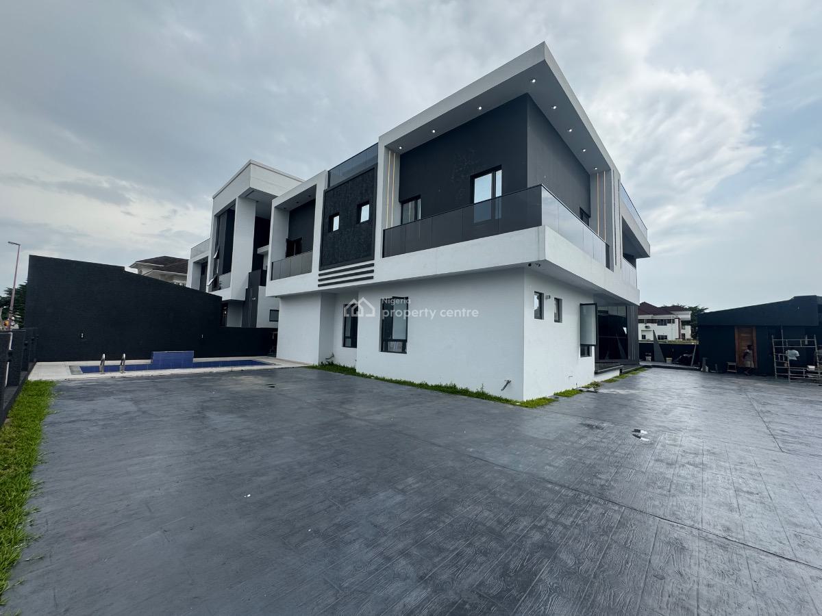a Brand New Luxury 5 Bedroom House with 2 Bq and Swimming Pool ., Royal Garden Estate, Ajah, Lagos, Detached Duplex for Sale