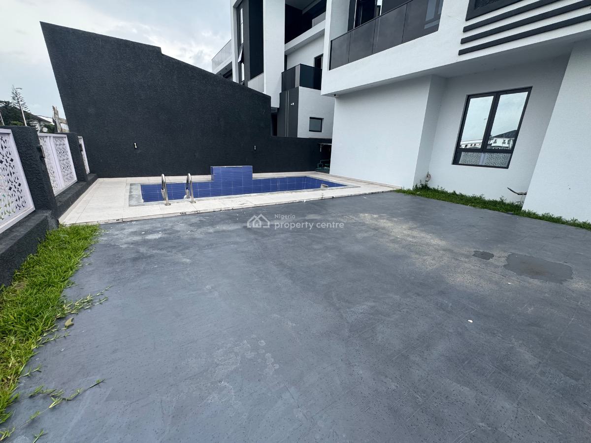 a Brand New Luxury 5 Bedroom House with 2 Bq and Swimming Pool ., Royal Garden Estate, Ajah, Lagos, Detached Duplex for Sale