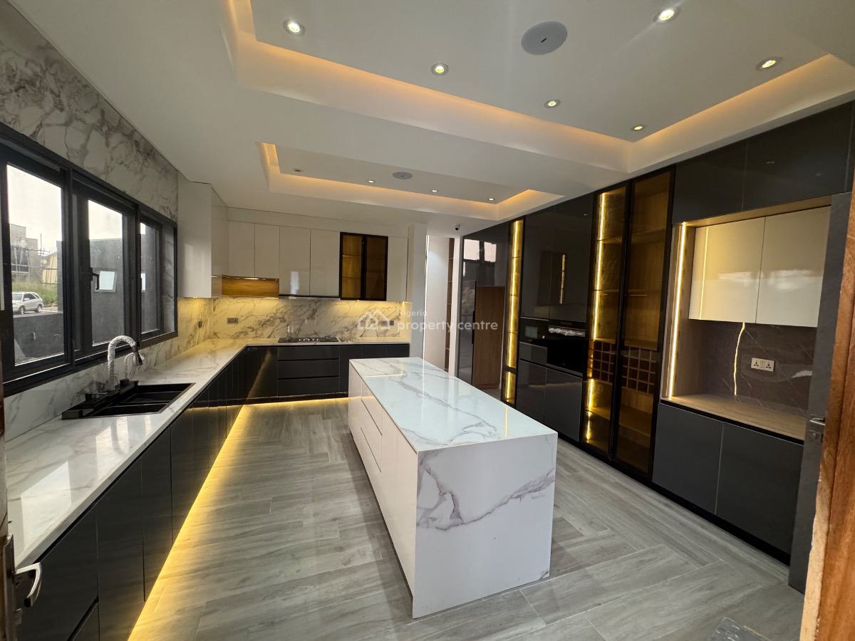 a Brand New Luxury 5 Bedroom House with 2 Bq and Swimming Pool ., Royal Garden Estate, Ajah, Lagos, Detached Duplex for Sale