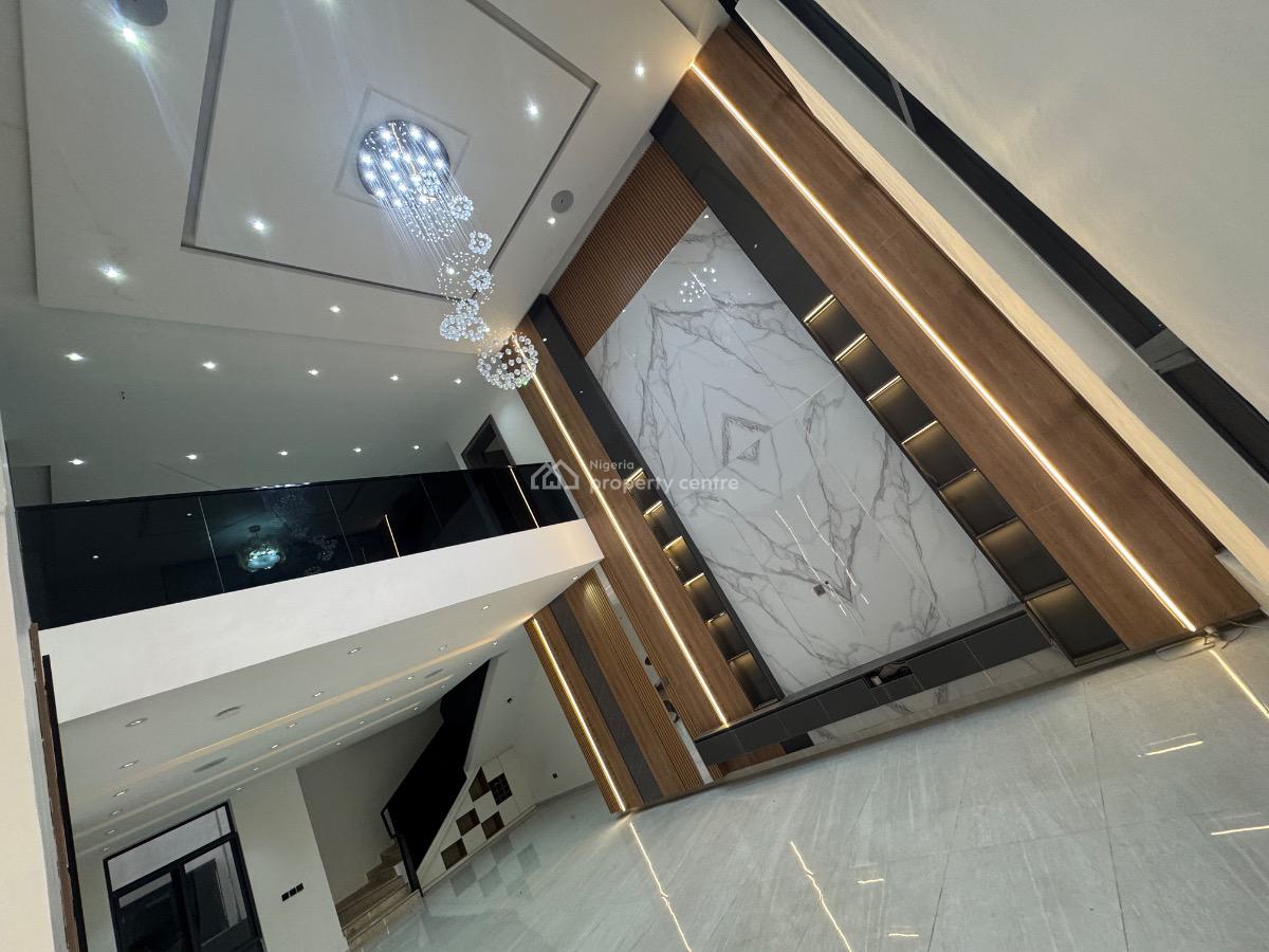 a Brand New Luxury 5 Bedroom House with 2 Bq and Swimming Pool ., Royal Garden Estate, Ajah, Lagos, Detached Duplex for Sale