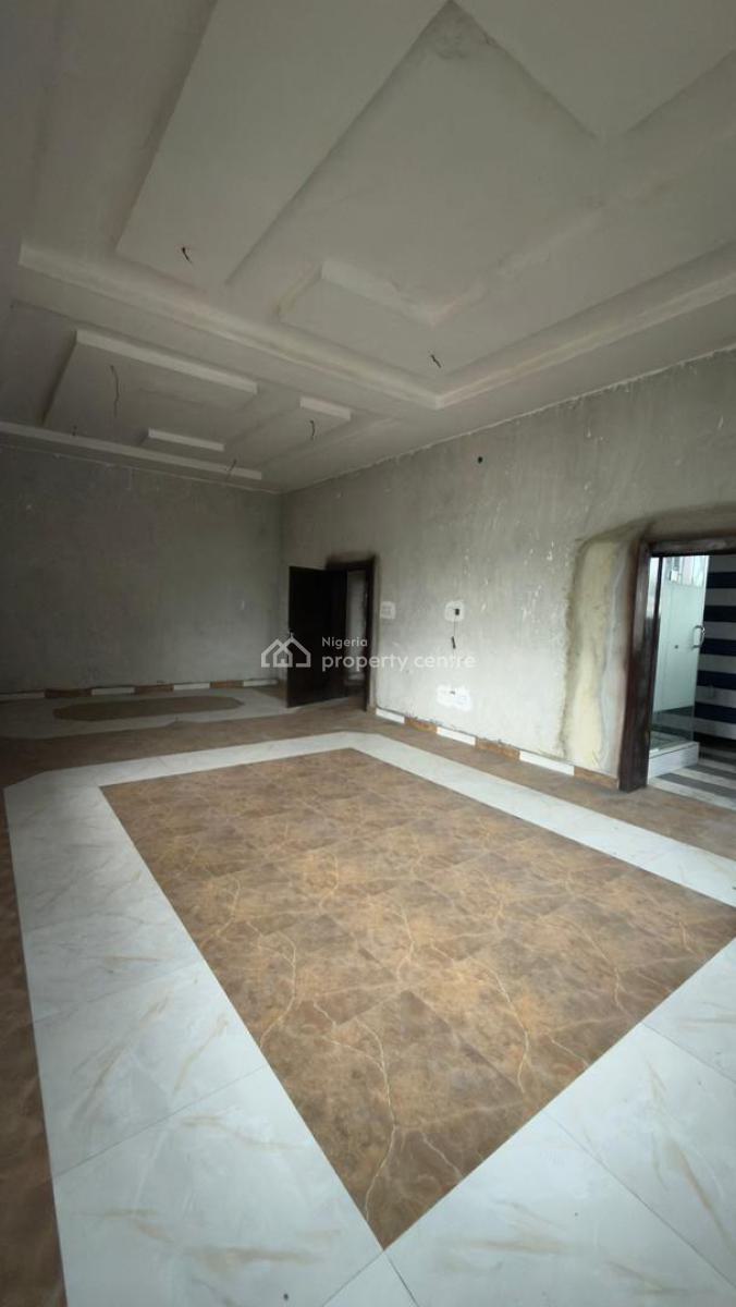 Tastefully Built (90%) Completed 5 Bedroom Mansion Wth 3 Rooms Bqs, Peter Odili Extension ( Circular Road), Port Harcourt, Rivers, Detached Duplex for Sale