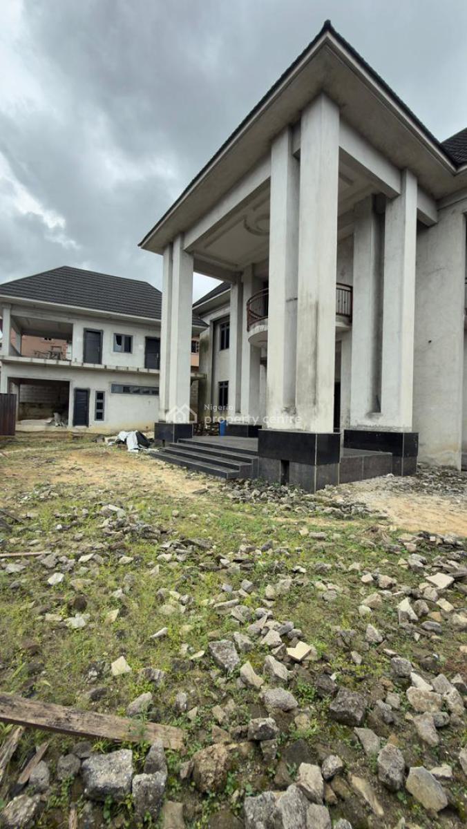 Tastefully Built (90%) Completed 5 Bedroom Mansion Wth 3 Rooms Bqs, Peter Odili Extension ( Circular Road), Port Harcourt, Rivers, Detached Duplex for Sale