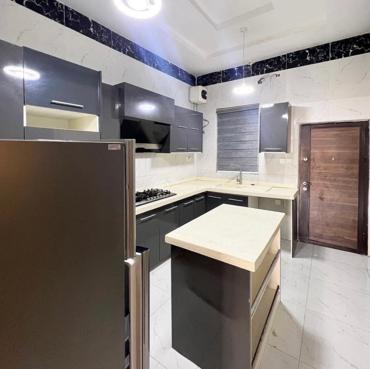 Partial Furnished 4 Bedroom Terrace Duplex with Bq, Chevron By Ram, Lekki, Lagos, Terraced Duplex for Rent