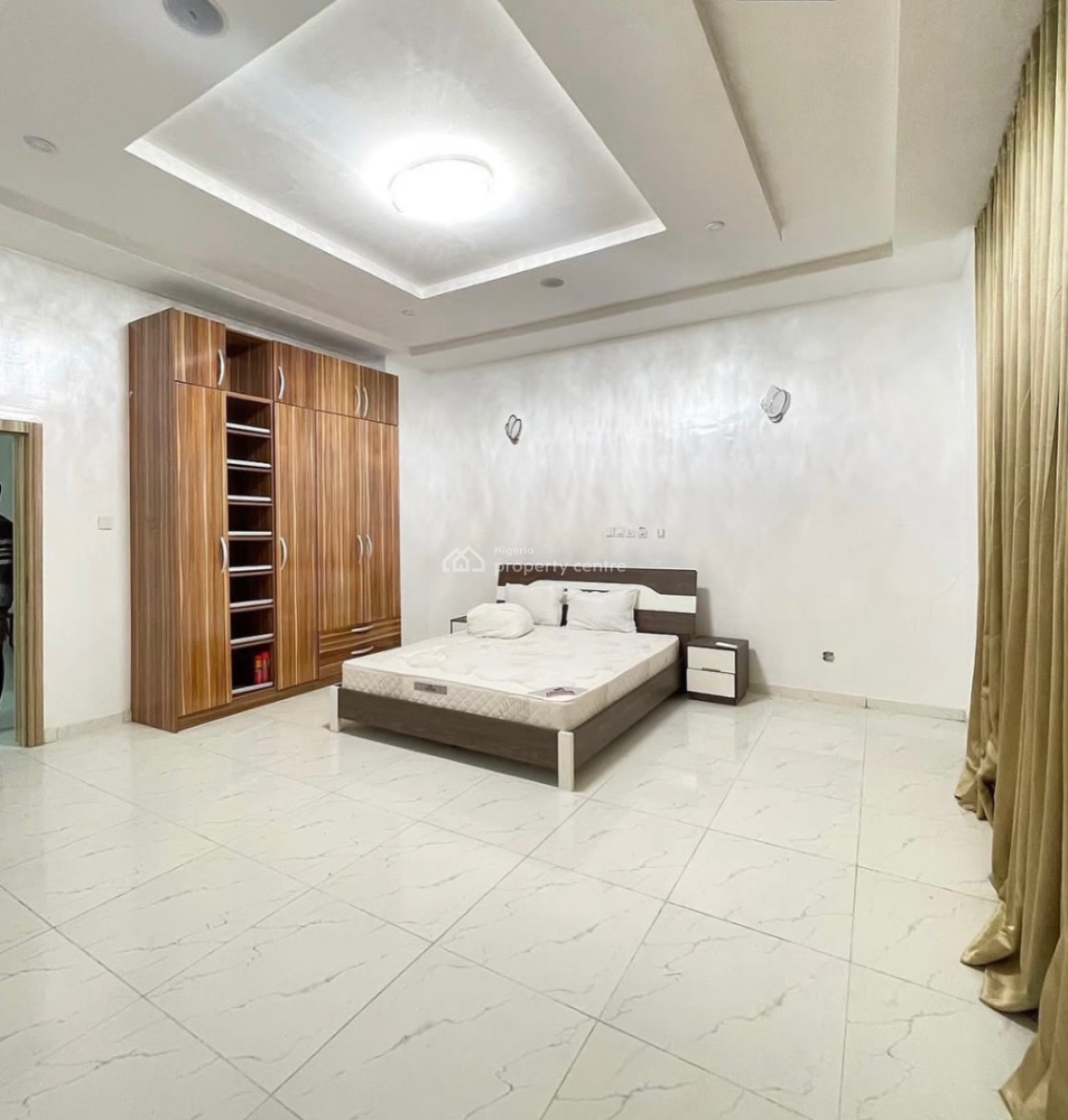 Partial Furnished 4 Bedroom Terrace Duplex with Bq, Chevron By Ram, Lekki, Lagos, Terraced Duplex for Rent