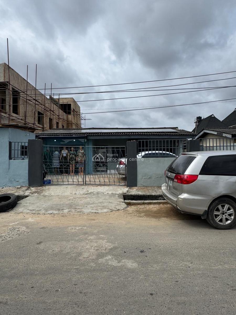 a Buy and Rebuild Bungalow in a Well Interlocked Street, Off Adeniran Ogunsanya, Surulere, Lagos, Land for Sale