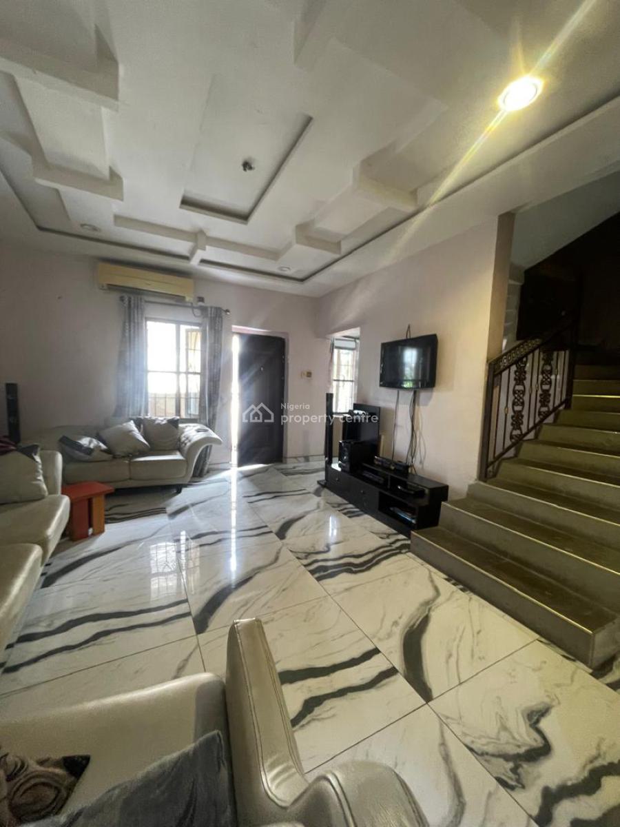 American Standard Fully Furnished 4 Bedroom Terrace Duplex Penthouse, Shell Cooperative Estate Eneka Eliozu Link Road, Eneka, Port Harcourt, Rivers, Terraced Duplex for Rent