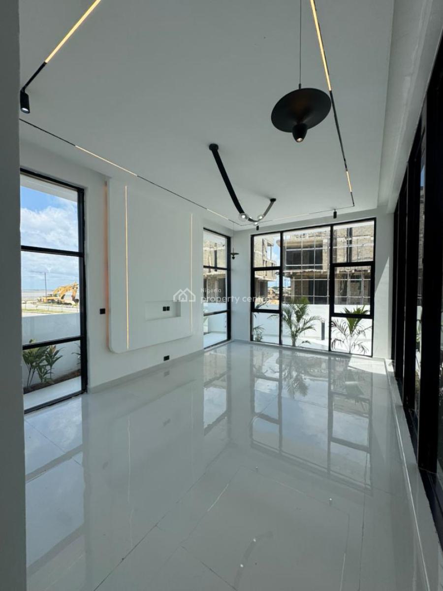 Magnificent 5-bedroom Waterfront Duplex with Private Elevator, Pool, Osapa, Lekki, Lagos, Detached Duplex for Sale