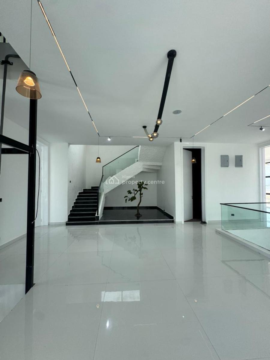 Magnificent 5-bedroom Waterfront Duplex with Private Elevator, Pool, Osapa, Lekki, Lagos, Detached Duplex for Sale
