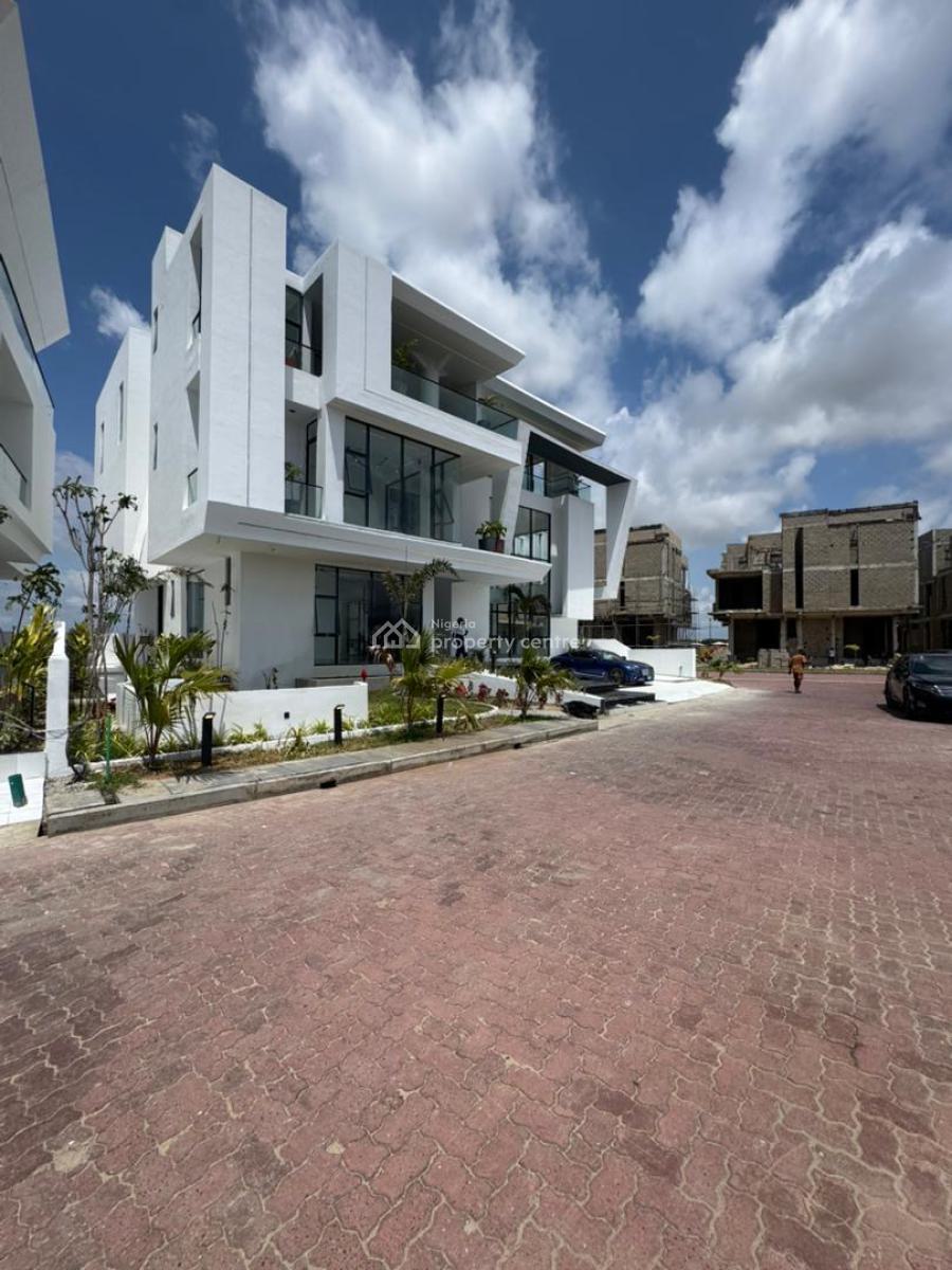 Magnificent 5-bedroom Fully Detached Waterfront Duplex with Private El, Lekki, Osapa, Lekki, Lagos, Detached Duplex for Sale