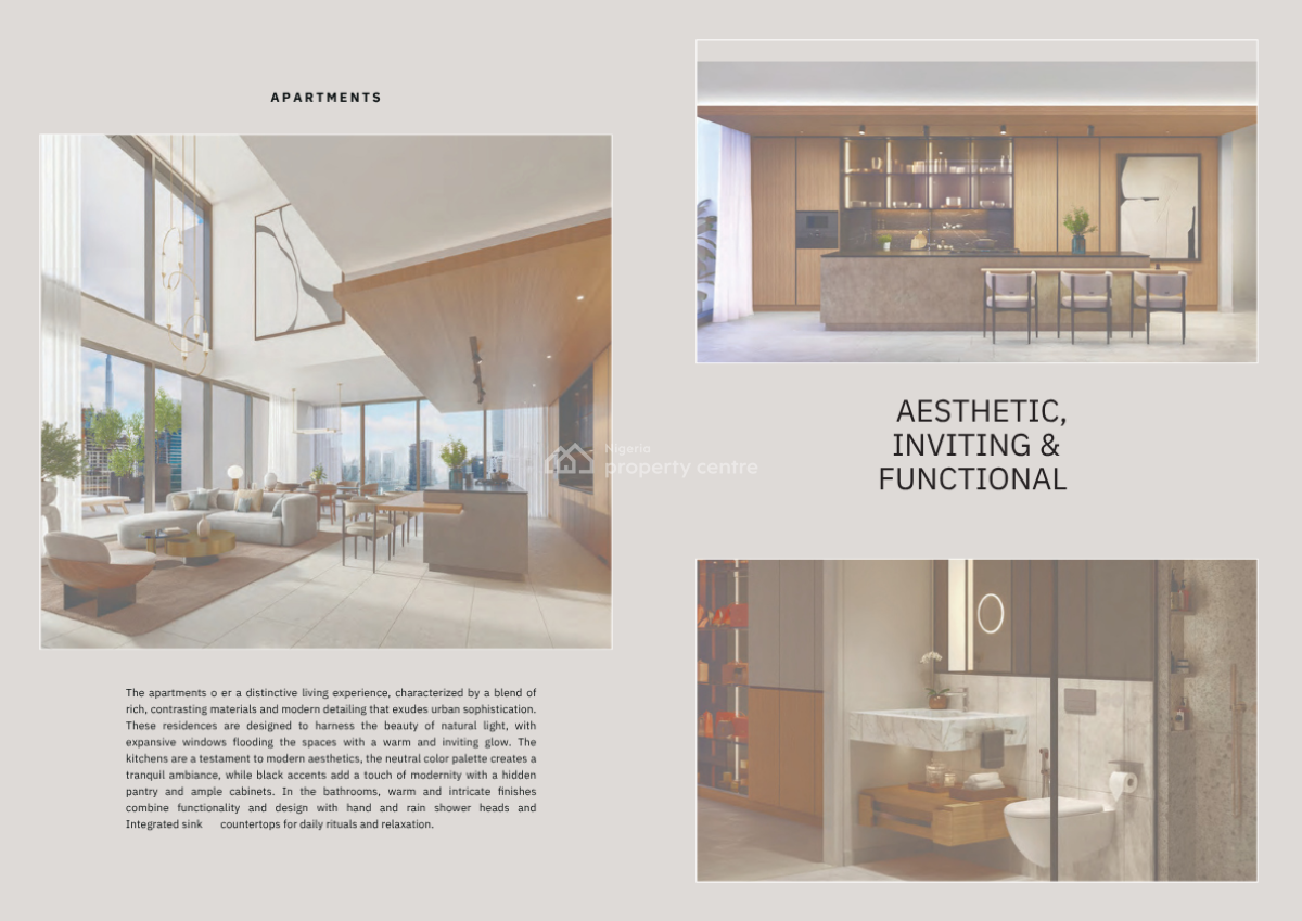 3 Bed Waterfront, Business Bay, Dubai, Banana Island, Ikoyi, Lagos, Flat / Apartment for Sale