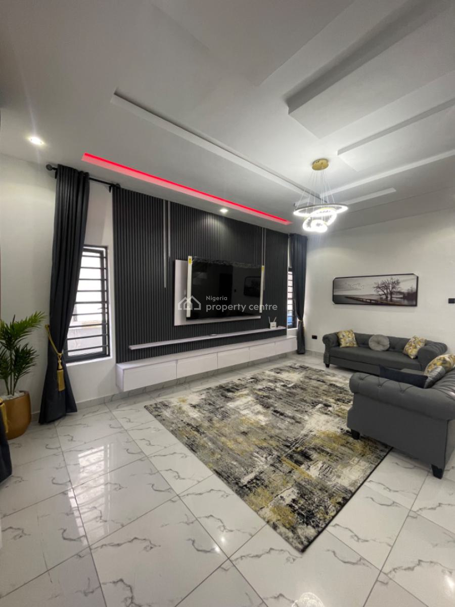 Newly Built & Furnished 4 Bedroom Fully Detached Duplex with Bq, Ikota, Lekki, Lagos, Detached Duplex for Sale