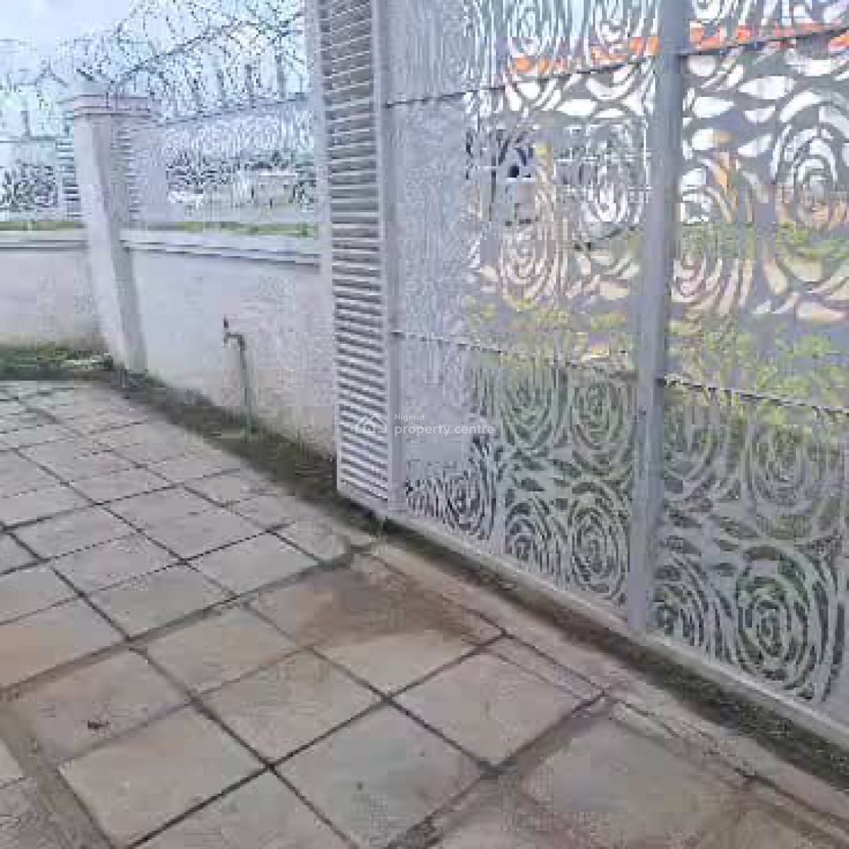 Distress of 5 Bedroom Terrace Duplex,interior Carcass and Bq, Life Camp, Abuja, Terraced Duplex for Sale