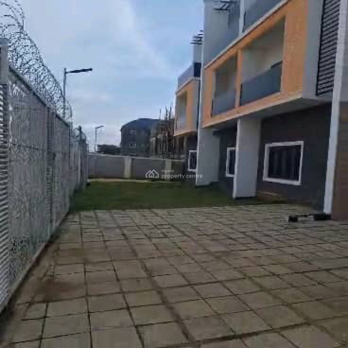 Distress of 5 Bedroom Terrace Duplex,interior Carcass and Bq, Life Camp, Abuja, Terraced Duplex for Sale