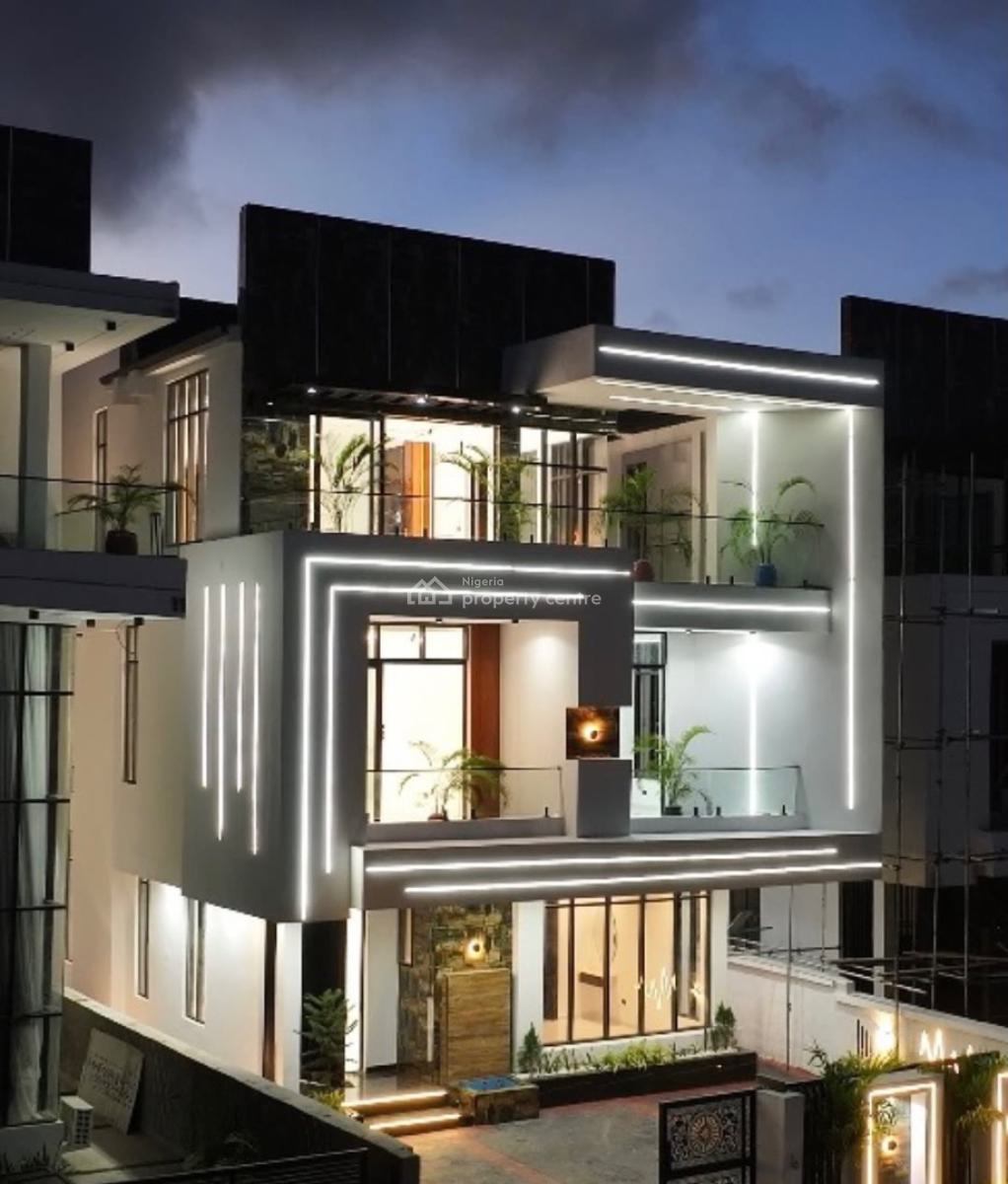 Newly Built 5 Bedroom Detached Duplex Available, Chevron, Lekki, Lagos, Detached Duplex for Sale