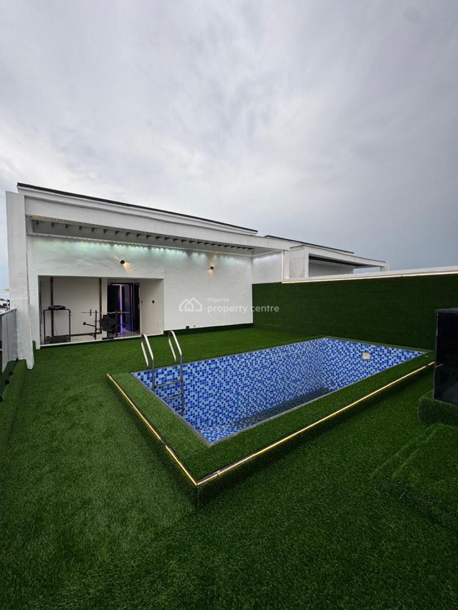 Magnificent 5 Bedroom Duplex with Rooftop Swimming Pool, Lekki, Lagos, Detached Duplex for Sale