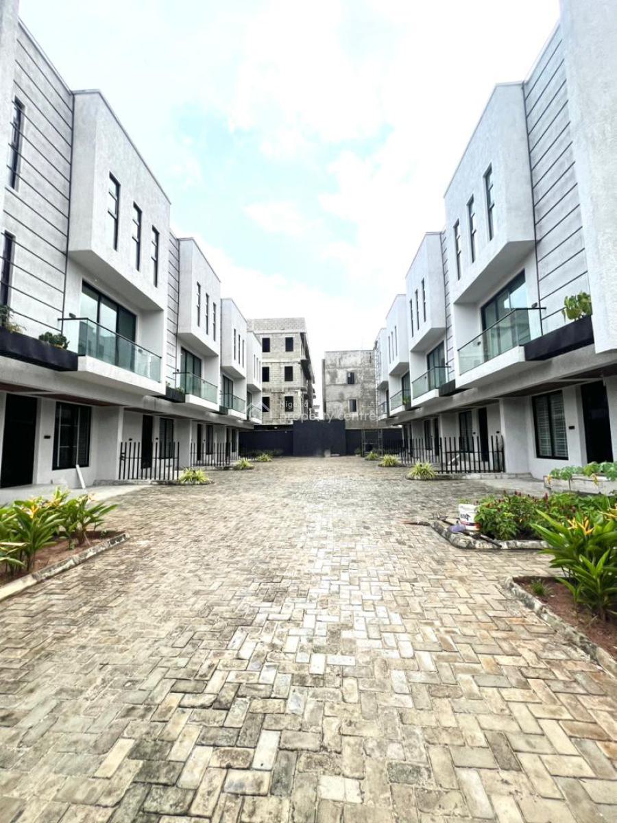 Newly Built 4 Bedroom Terrace Duplex with Bq in a Secure Estate, Ikate, Lekki, Lagos, Terraced Duplex for Rent