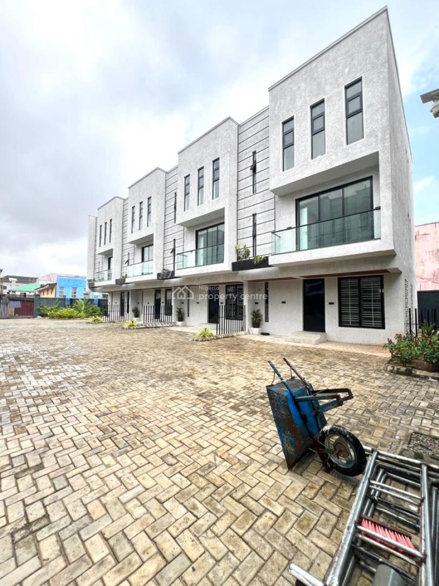 Newly Built 4 Bedroom Terrace Duplex with Bq in a Secure Estate, Ikate, Lekki, Lagos, Terraced Duplex for Rent