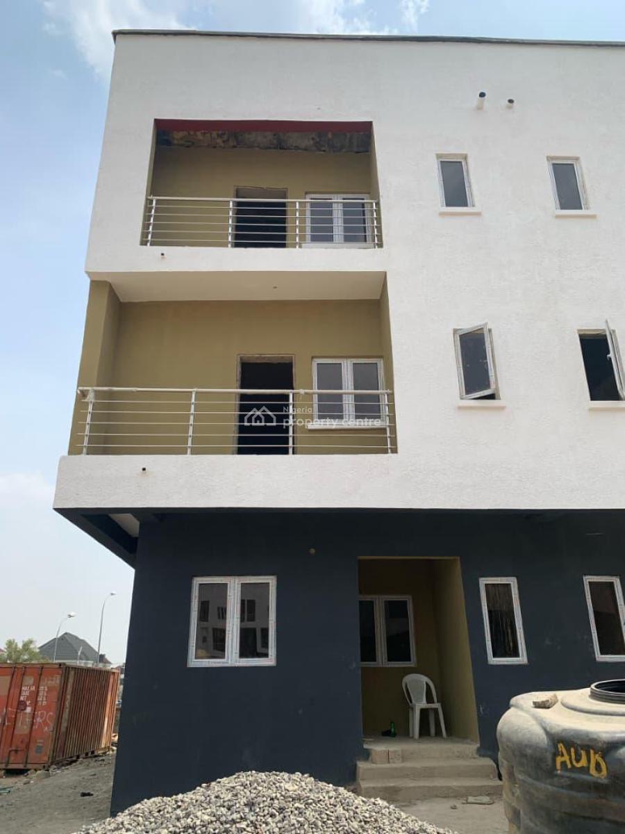 Advanced Carcass (shell) 5-bedroom Semi Detached Terrace Duplex, Katampe Extension, Katampe, Abuja, Semi-detached Duplex for Sale