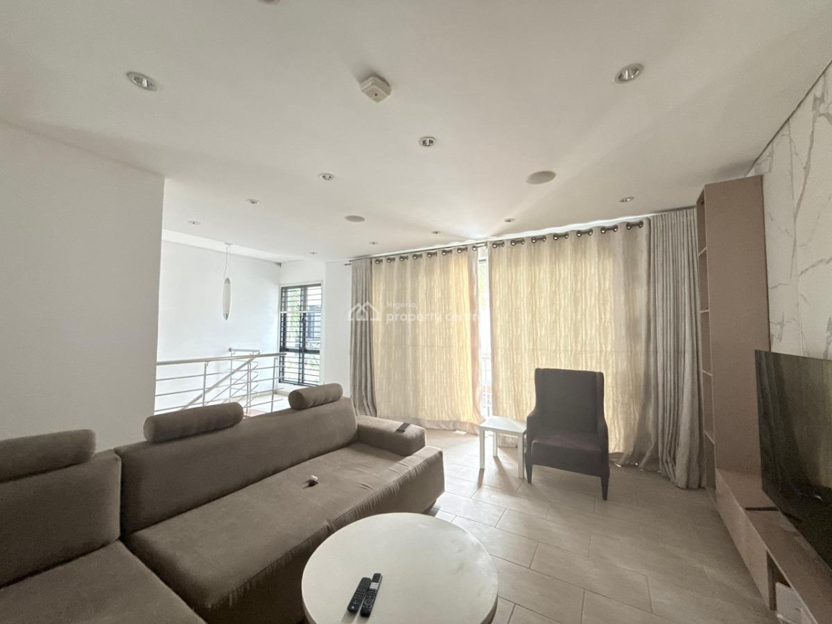 Furnished 1 Bedroom Apartment with Ensuite Bedroom and Big Balcony, Banana Island, Ikoyi, Lagos, Mini Flat (room and Parlour) for Rent