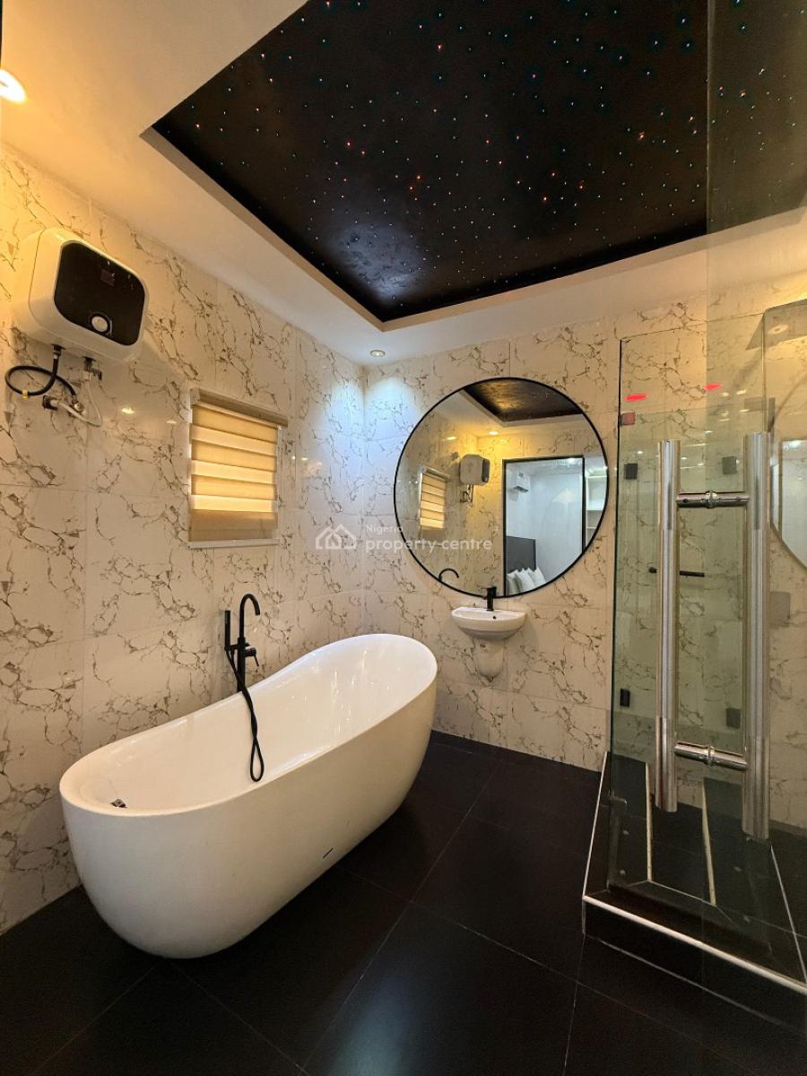 Apartment Name: Venice  Deluxe 1 Bedroom Bathub Apartment with Red Room, Osapa, Lekki, Lagos, House Short Let