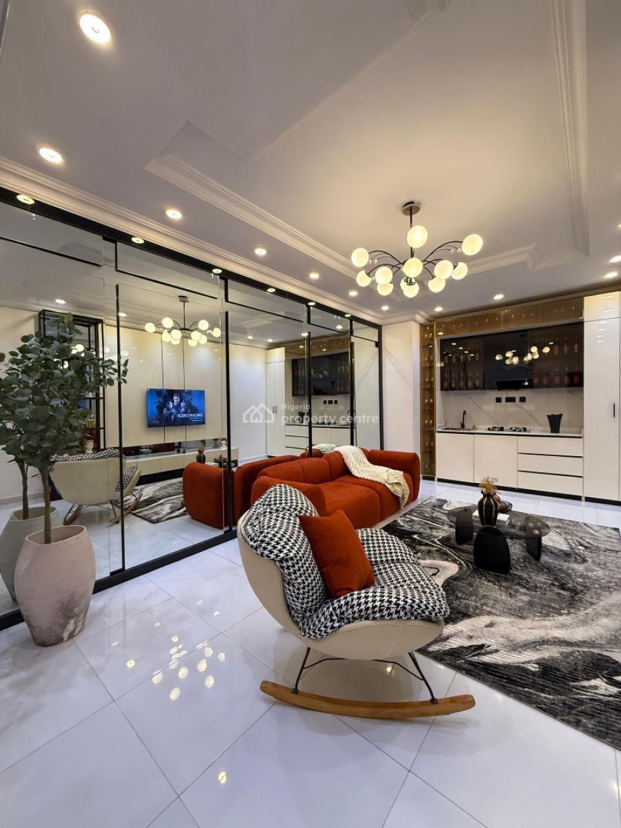 Apartment Name: Venice  Deluxe 1 Bedroom Bathub Apartment with Red Room, Osapa, Lekki, Lagos, House Short Let