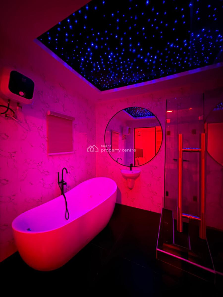 Apartment Name: Venice  Deluxe 1 Bedroom Bathub Apartment with Red Room, Osapa, Lekki, Lagos, House Short Let