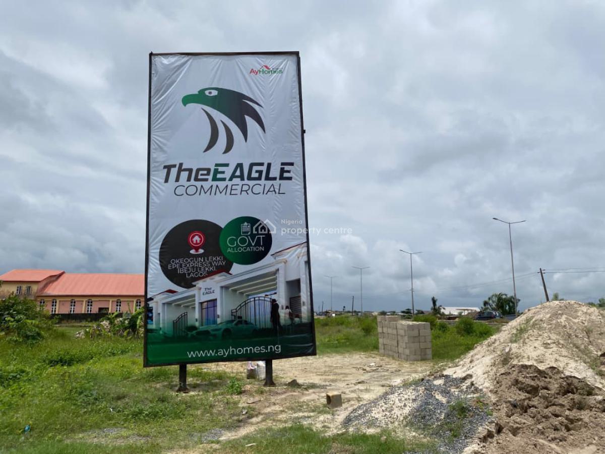 The Eagle Commercial, Where Business Takes Flight, Okeogun Along Lekki Epe Express, Ibeju Lekki, Lagos, Commercial Land for Sale