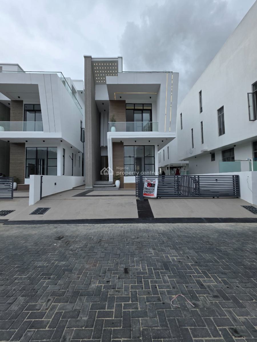 Luxury 5 Bedroom Detached Duplex with Cinema + Swimming Pool, Palm Residence Estate, Osapa, Lekki, Lagos, Detached Duplex for Sale