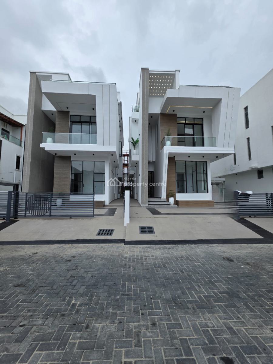 Luxury 5 Bedroom Detached Duplex with Cinema + Swimming Pool, Palm Residence Estate, Osapa, Lekki, Lagos, Detached Duplex for Sale