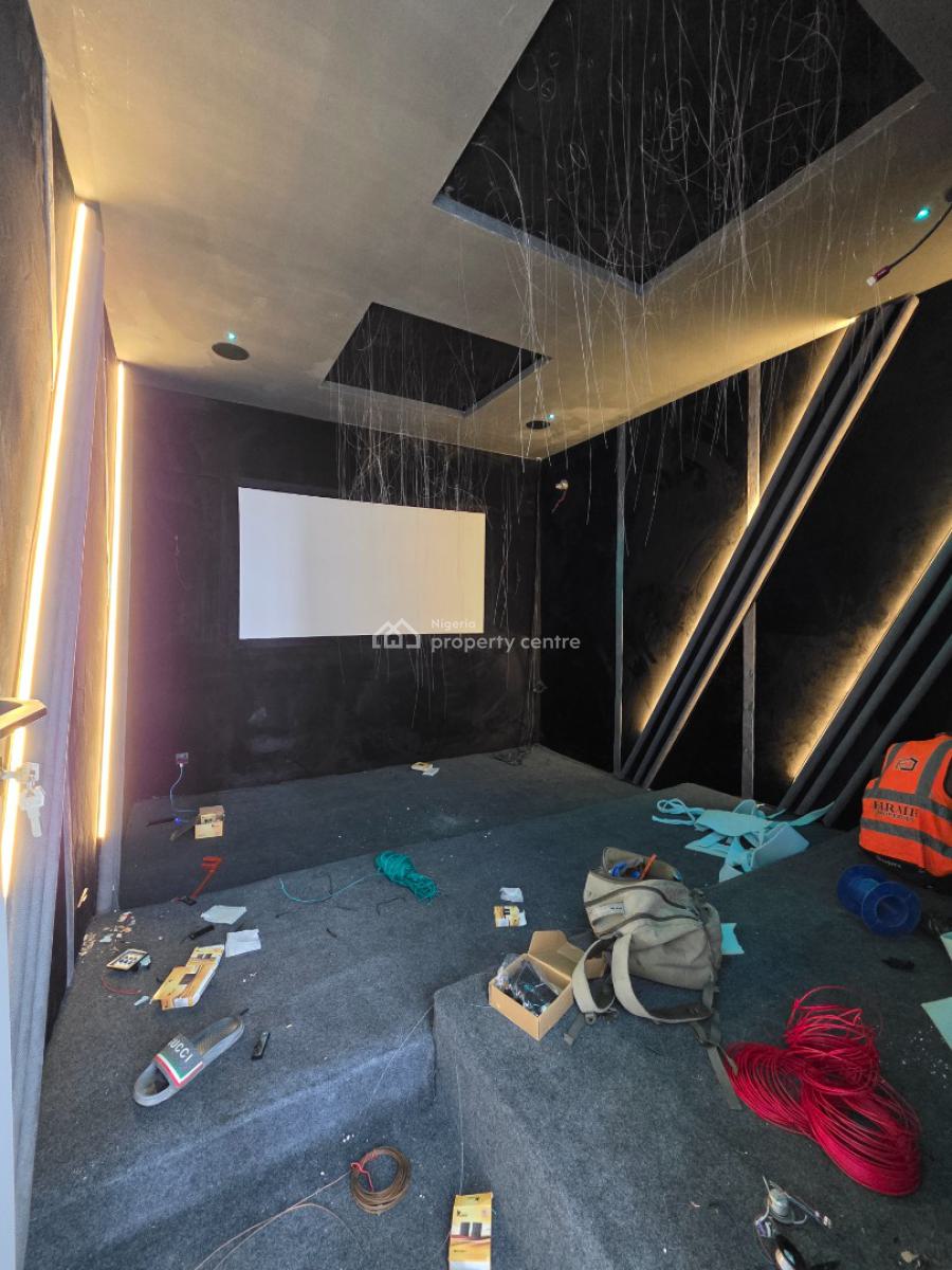 Luxury 5 Bedroom Detached Duplex with Cinema + Swimming Pool, Palm Residence Estate, Osapa, Lekki, Lagos, Detached Duplex for Sale