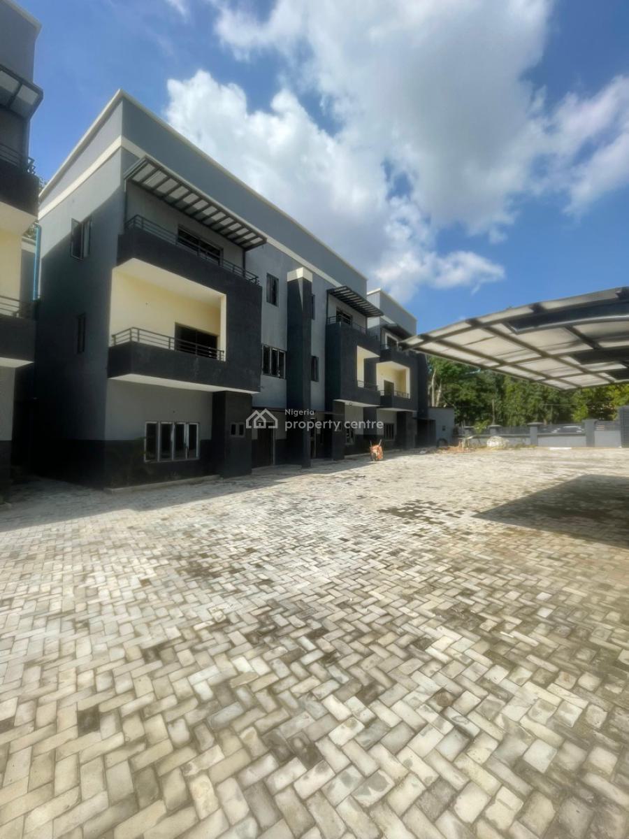 Brand New Spacious 4 Bedroom Terraced Duplex, Bq, Family Lounge, Study, Wuse, Abuja, Terraced Duplex for Sale