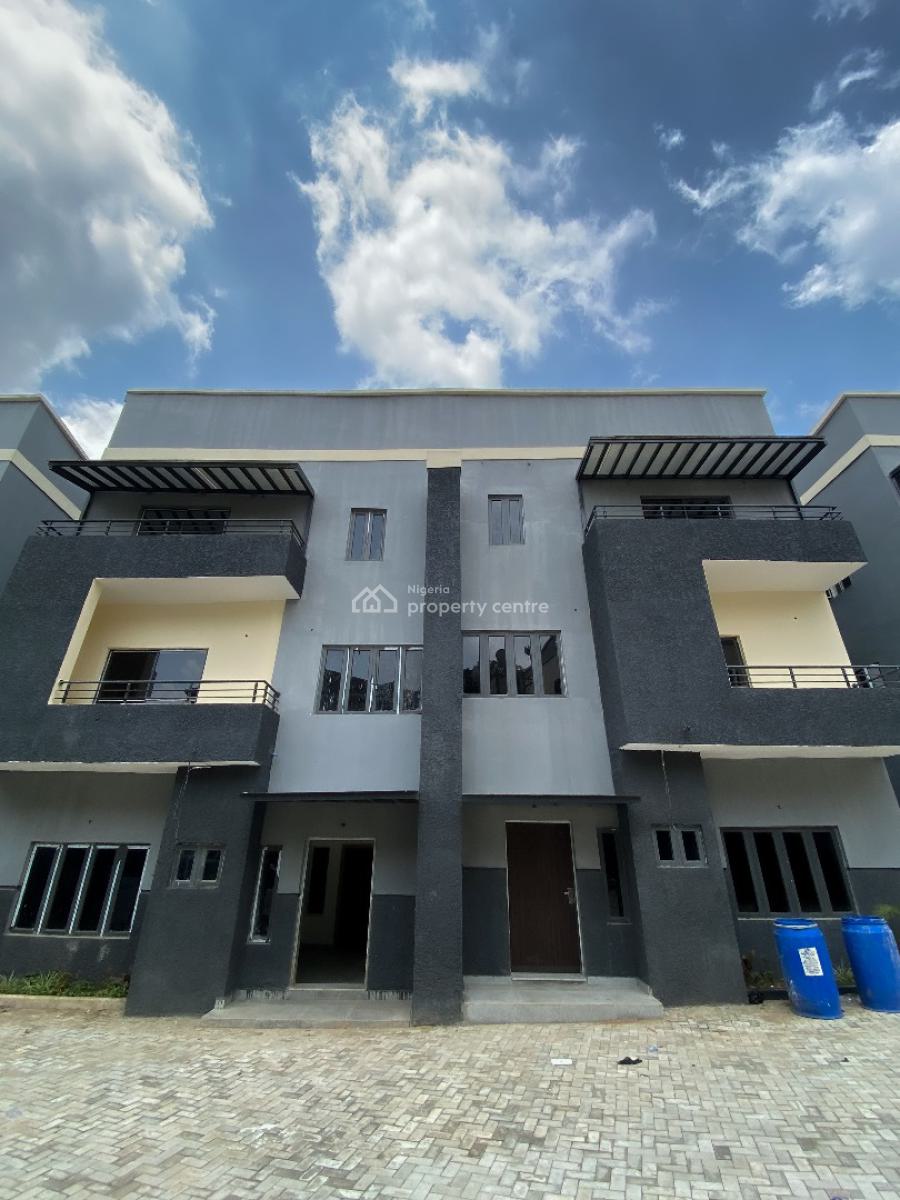 Brand New Spacious 4 Bedroom Terraced Duplex, Bq, Family Lounge, Study, Wuse, Abuja, Terraced Duplex for Sale