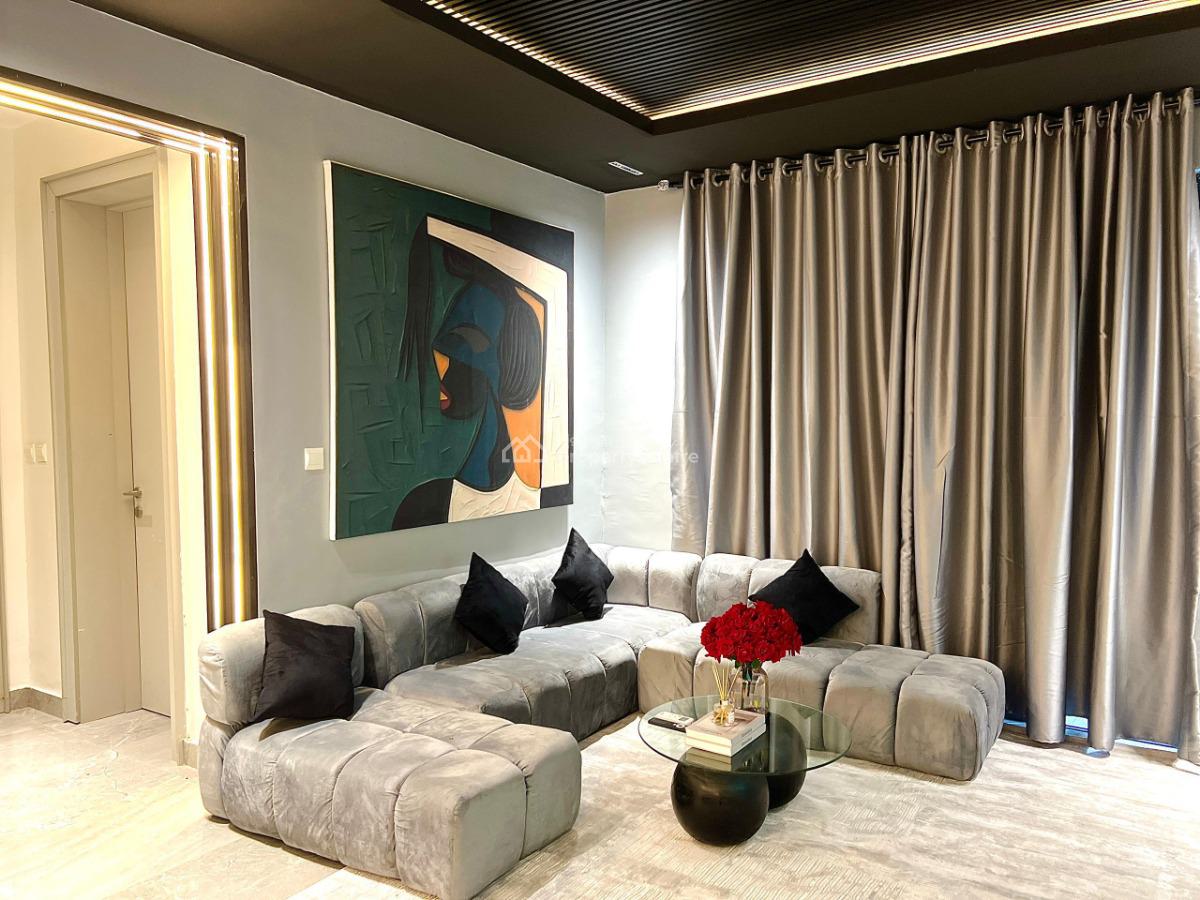 Luxury New 1 Bedroom with Pool, Gym, Snooker & 2 Balconies, Lekki Phase 1, Lekki, Lagos, Flat / Apartment Short Let