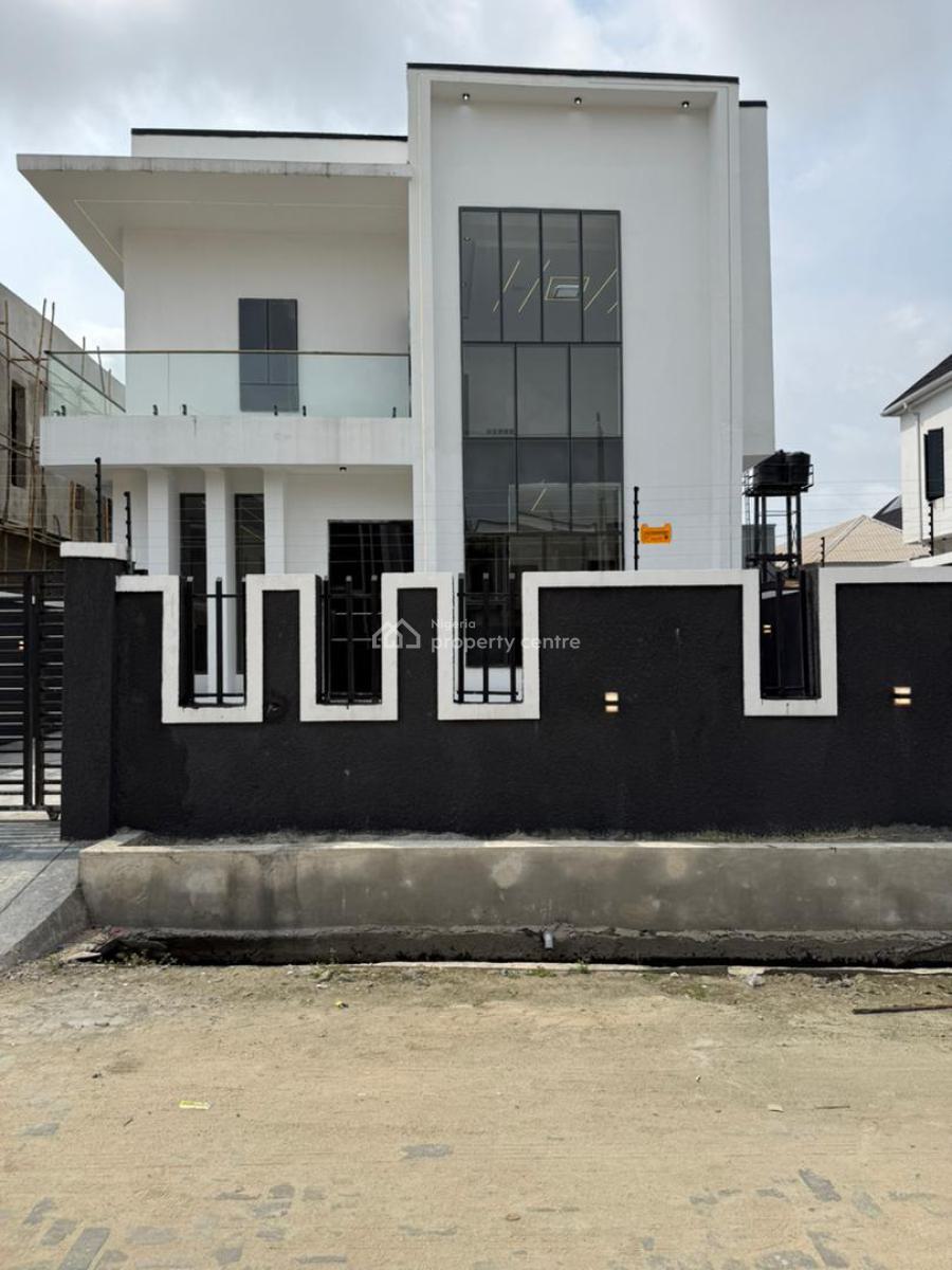 5 Bedrooms Duplex with Bq in a Secure and Call to Access Estate, Sangotedo, Ajah, Lagos, Detached Duplex for Sale