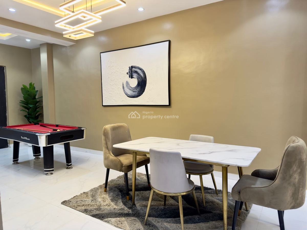 Cozy 2-bedroom Apartment with Snooker, Gym and Pool, Ikate Elegushi, Lekki, Lagos, Detached Duplex Short Let