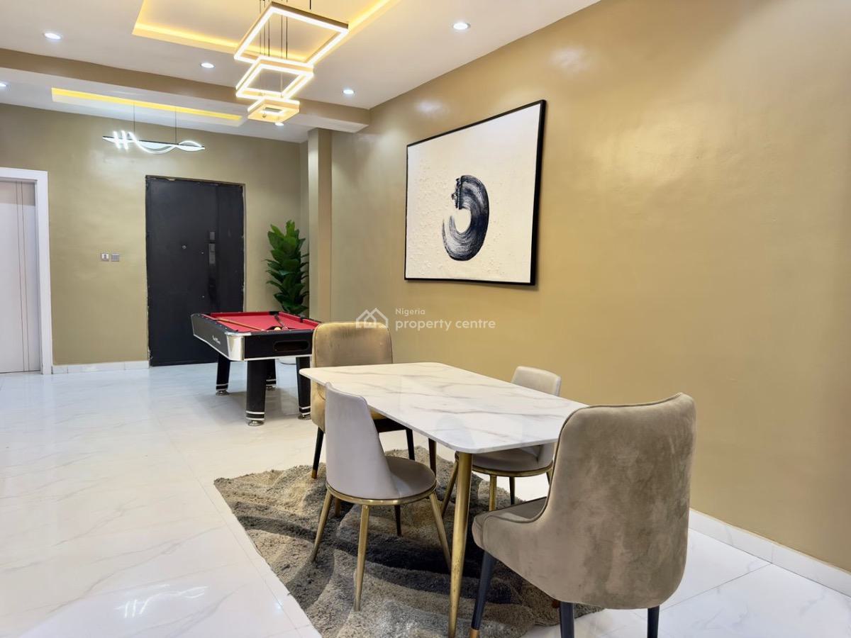 Cozy 2-bedroom Apartment with Snooker, Gym and Pool, Ikate Elegushi, Lekki, Lagos, Detached Duplex Short Let