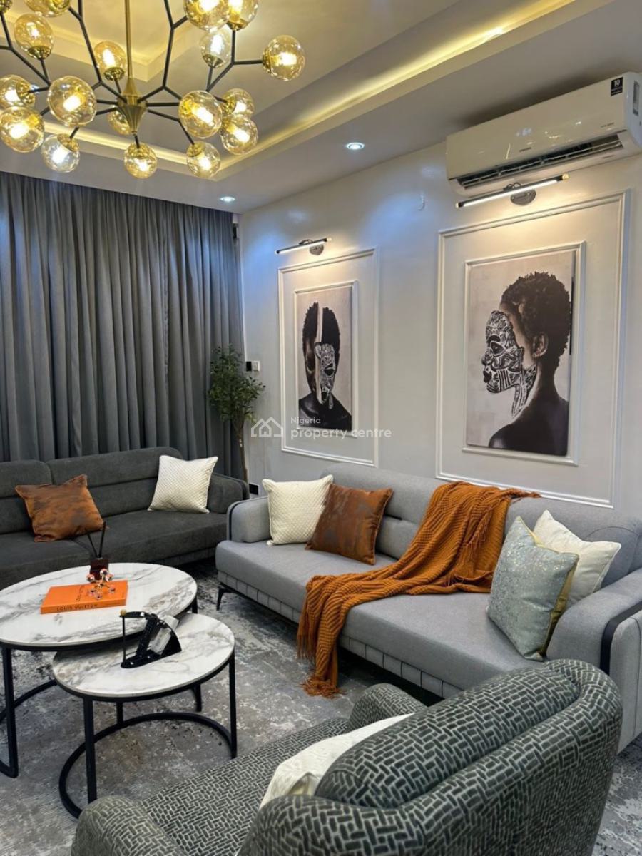 New Luxurious 3-bedroom Apartment, Cadogan Estate, Osapa, Lekki, Lagos, Detached Duplex Short Let