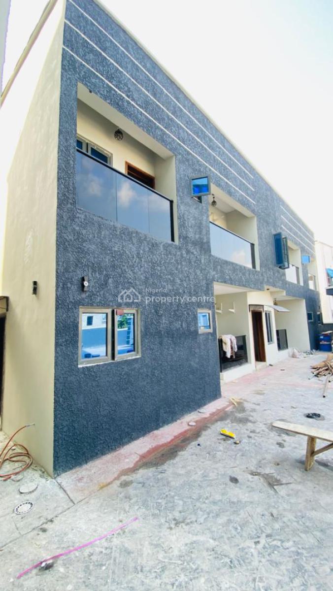 New 2 Bedrooms All En-suite Apartment in a Coded Estate, Peninsular Gardens Estate, Sangotedo, Ajah, Lagos, Flat / Apartment for Rent