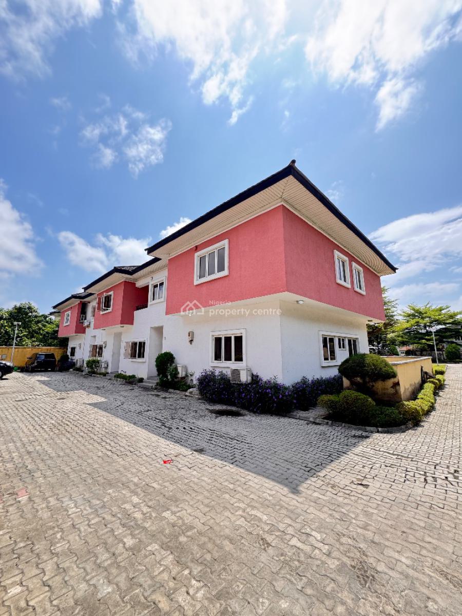 Moderately Used 4 Bedroom Home in a Decent Neighborhood, Osapa, Lekki, Lagos, Semi-detached Duplex for Sale
