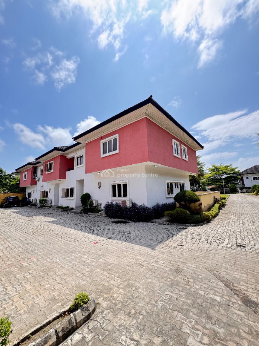 Moderately Used 4 Bedroom Home in a Decent Neighborhood, Osapa, Lekki, Lagos, Semi-detached Duplex for Sale