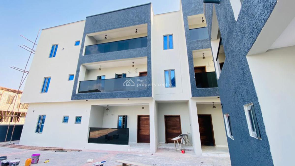 New and Spaciously Built 3 Bedrooms All En-suite Flat, Peninsula Garden Estate, Sangotedo, Ajah, Lagos, Flat / Apartment for Rent