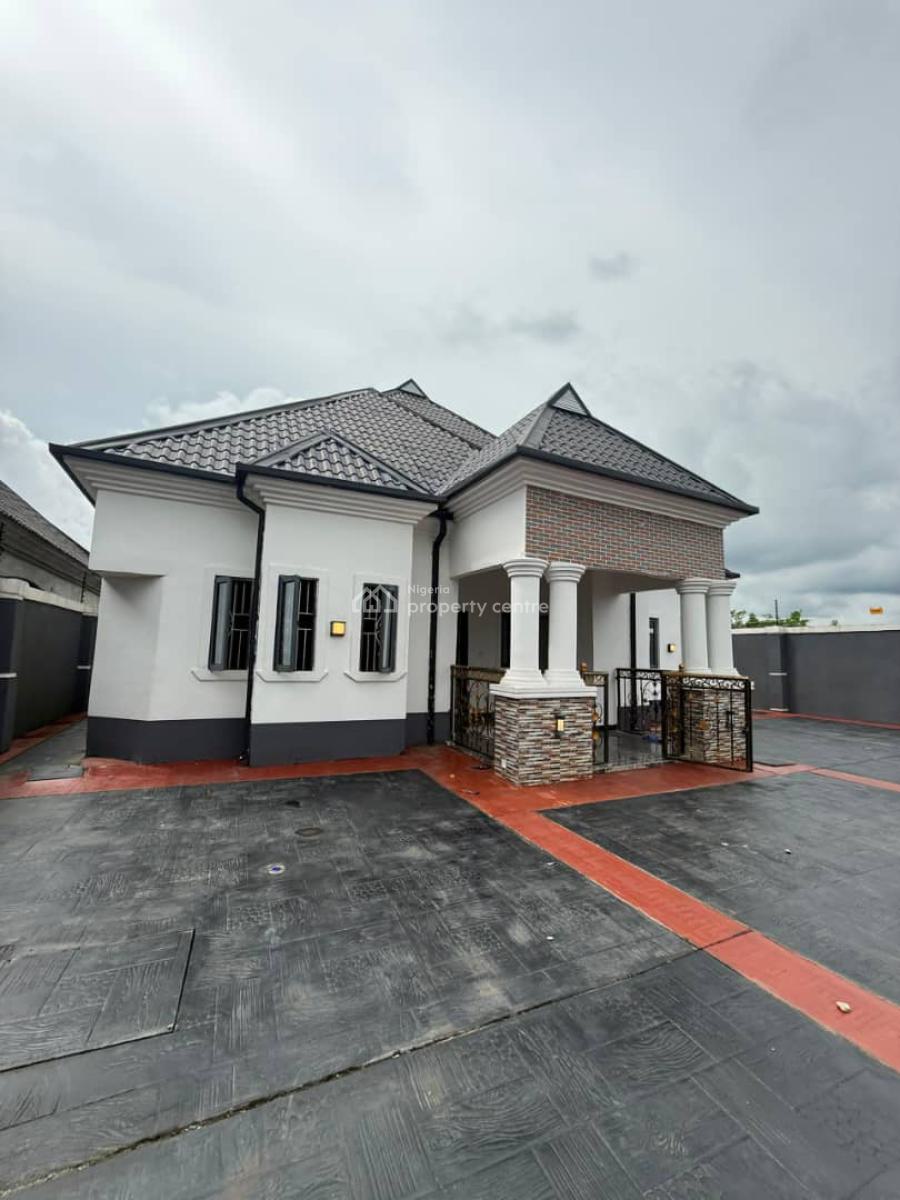 Brand New 3 Bedroom Fully Detached Bungalow with 1 Shop, Army Range Eneka, Port Harcourt, Rivers, Detached Bungalow for Sale