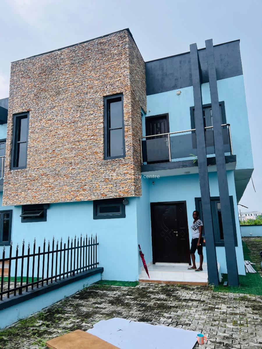 Sharp 3 Bedroom Semi Detached Duplex with a Self Contained Bq, Beachwood Estate, Just After Bogije, Bogije, Ibeju Lekki, Lagos, Semi-detached Duplex for Rent